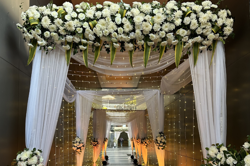White Themed Tunnel